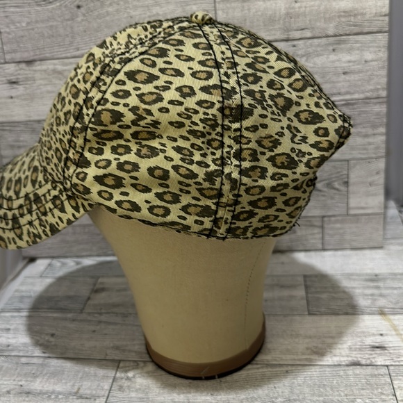 Leopard print women’s baseball cap hat - Picture 3 of 4